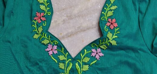 Kamalkari embroidery