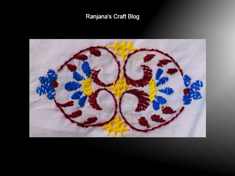 hand embroidery motif design
