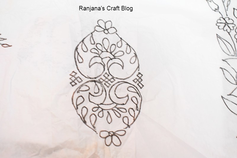 Hand embroidery motif design