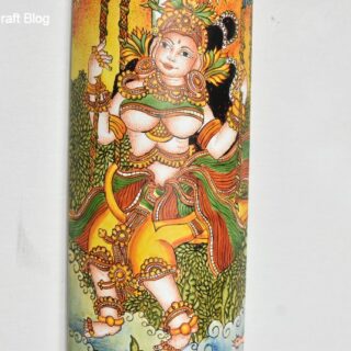 Kerala Mural painting on bamboo