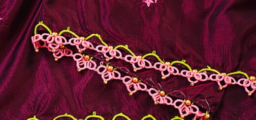 Tatted saree kuchu