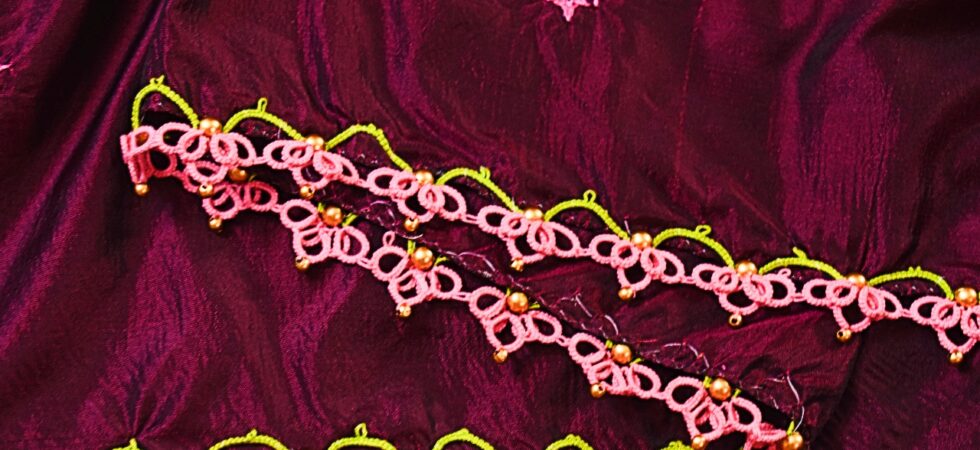 Tatted saree kuchu