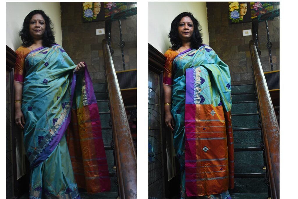 Tatting saree