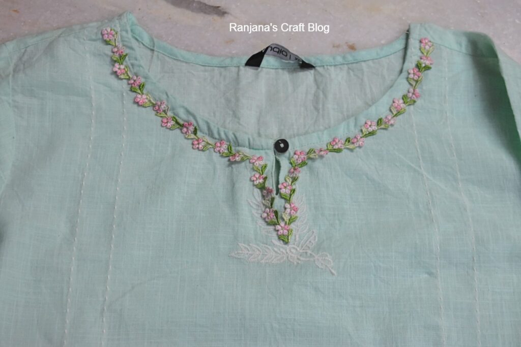 Fabric painted Kurta