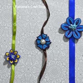 Quilled rakhi