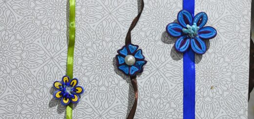Quilled rakhi