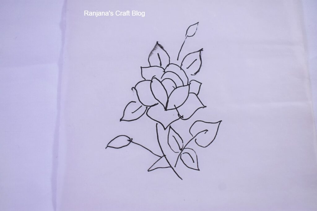 Embroidery design pattern