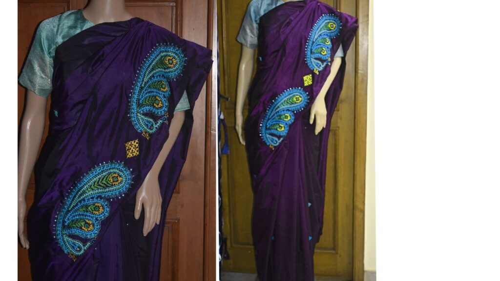 Peacock Kutchwork motif