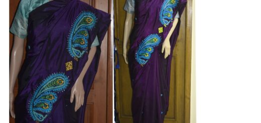 Peacock Kutchwork motif