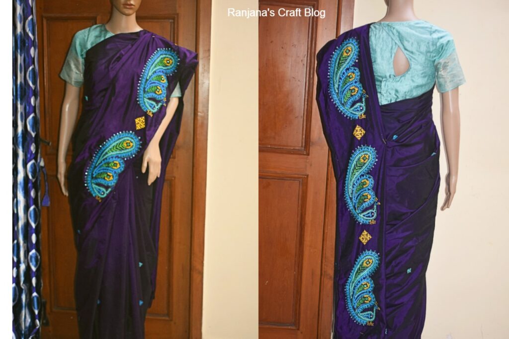 Peacock Kutchwork motif