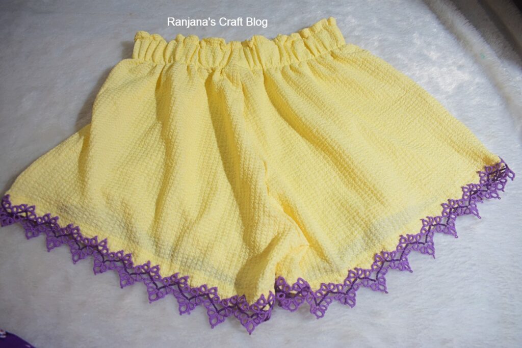 Tatting lace for kid's dress