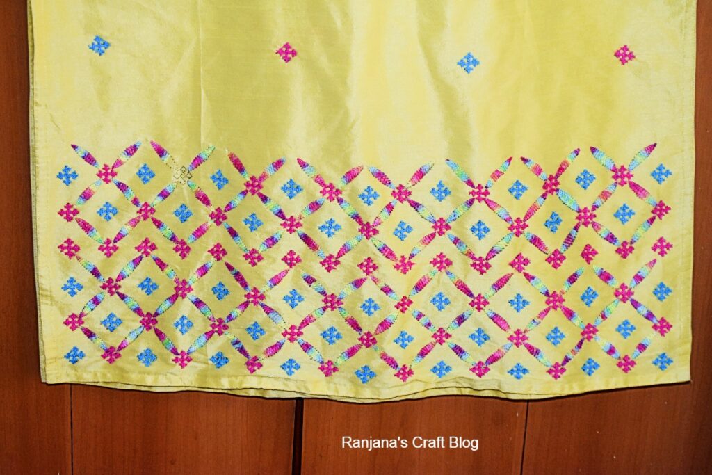 Kutchwork on Kurta