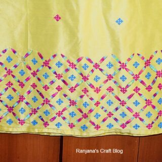 Kutchwork on Kurta