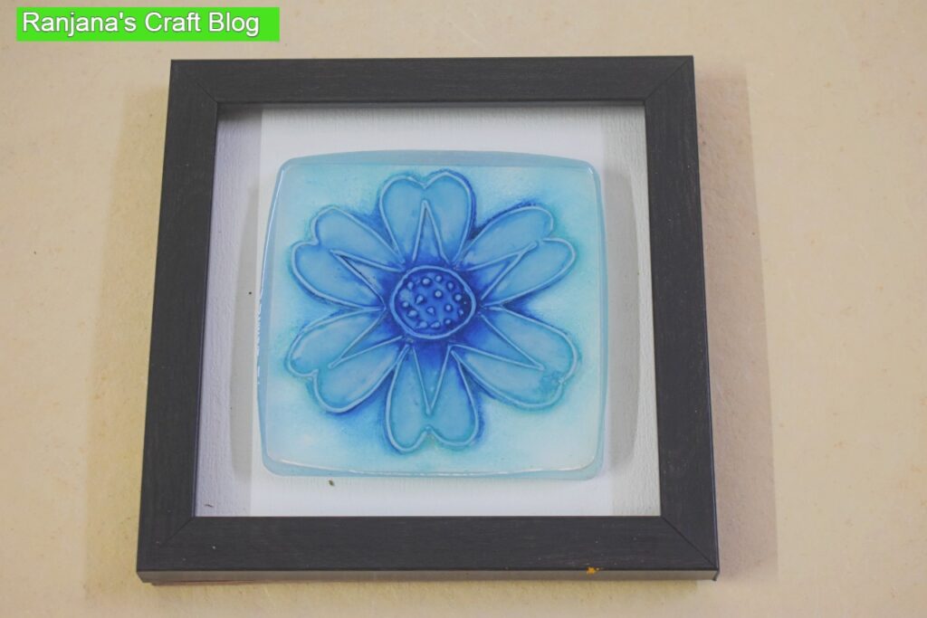 Relief art with resin