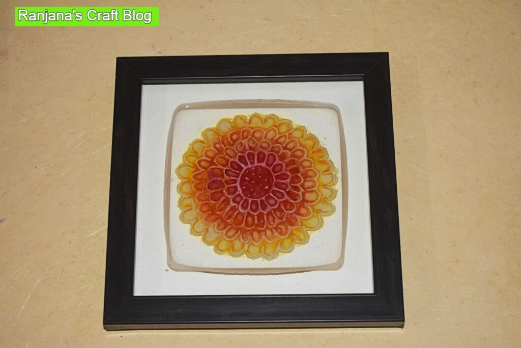 Relief resin art