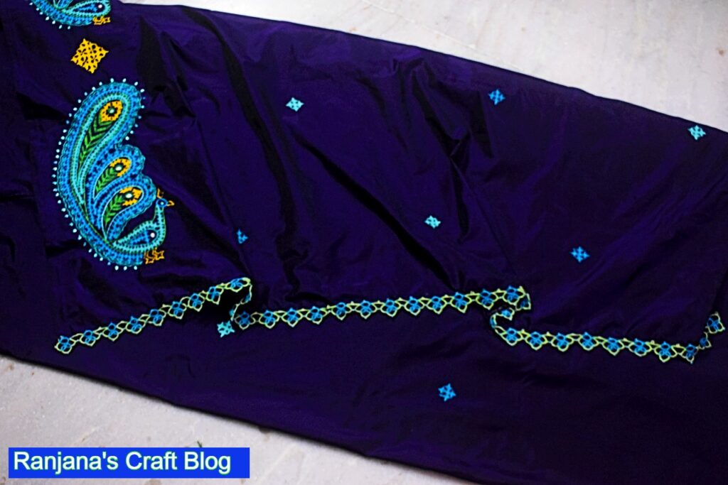 Tatted saree kuchu