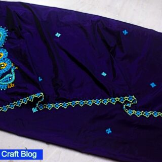 Tatted saree kuchu