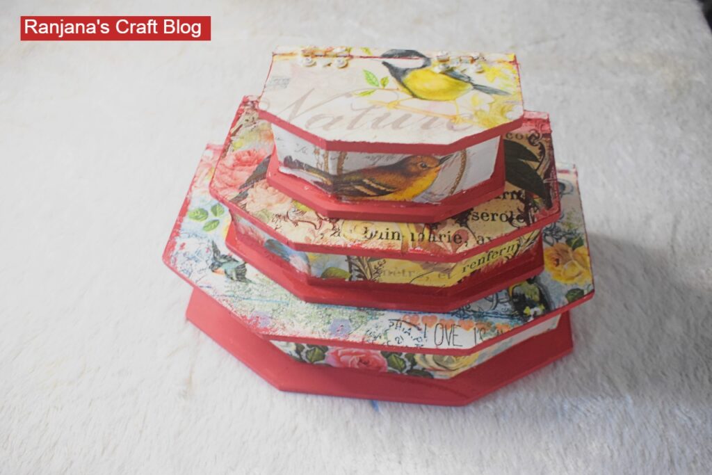 Decoupage boxes