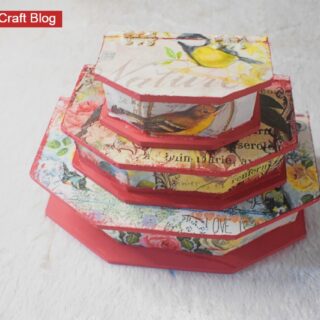 Decoupage boxes