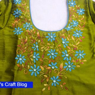 Best thread color for green fabric