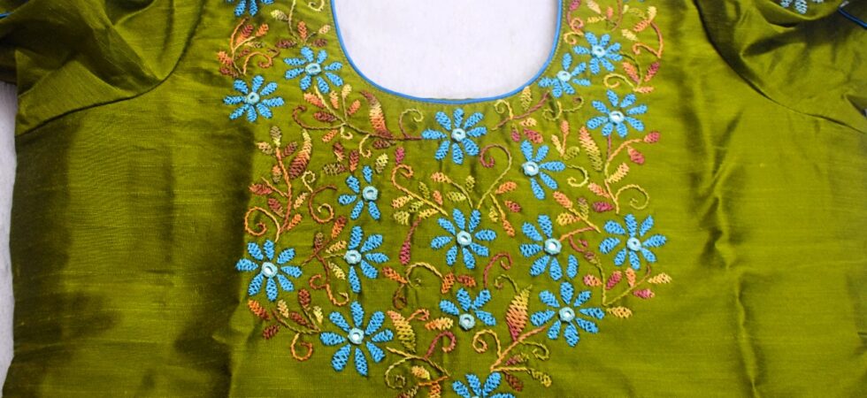 Best thread color for green fabric