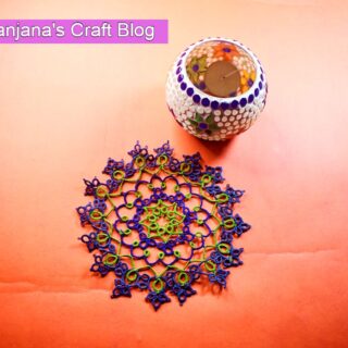 Small tatting doily