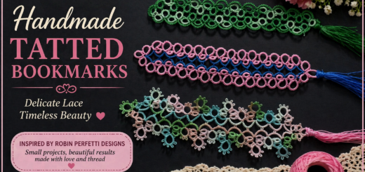 Tatted bookmarks