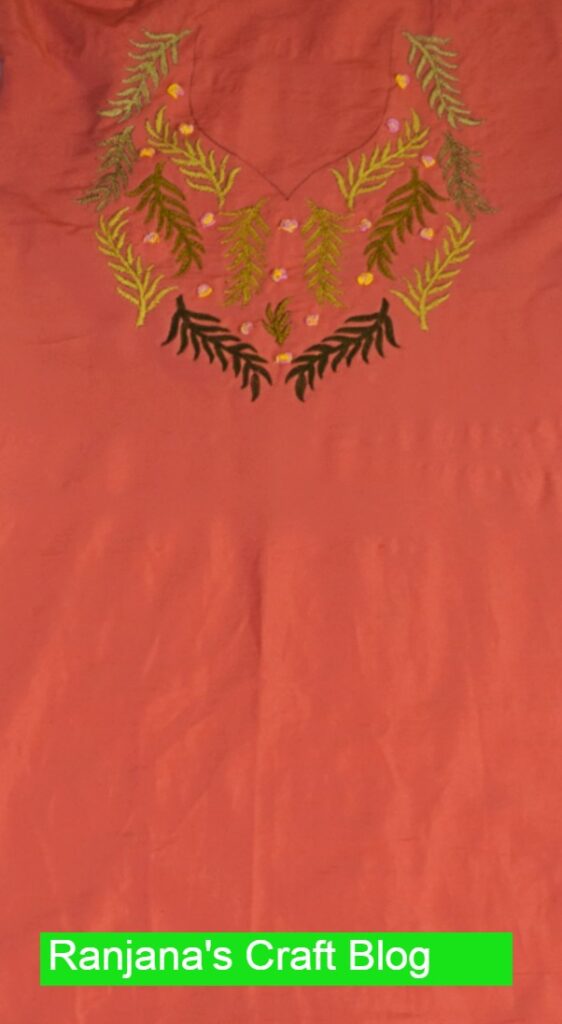 Neck design for Kurti