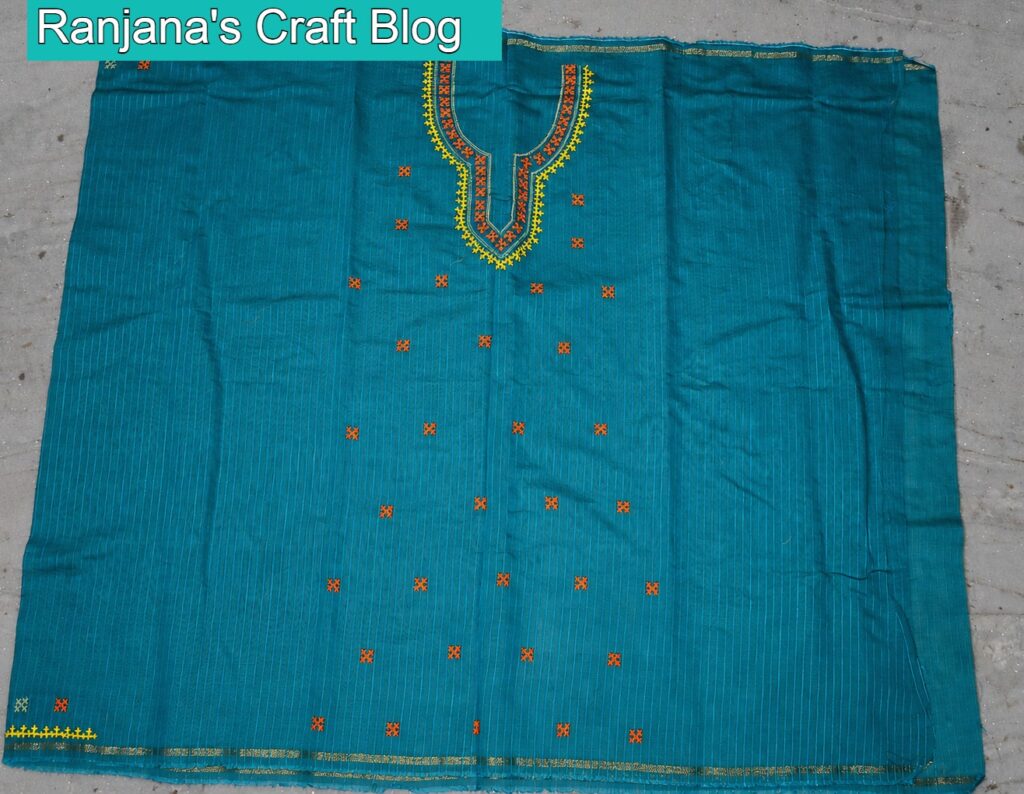 Kutchwork on Kurti