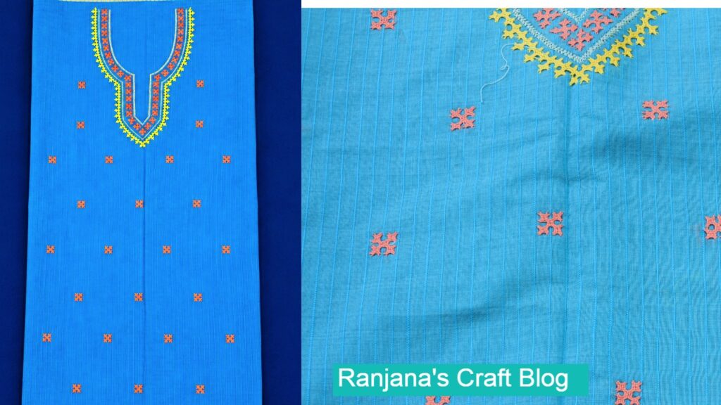Kutchwork on Kurti