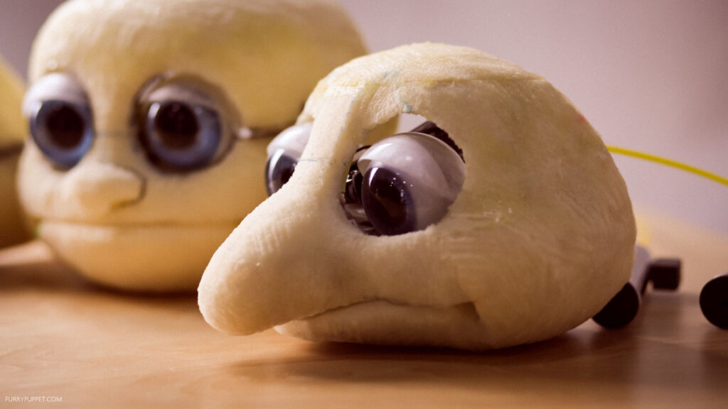 Custom puppet foam head