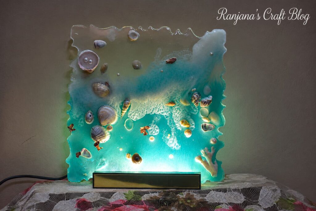 Occen theme resin lamp