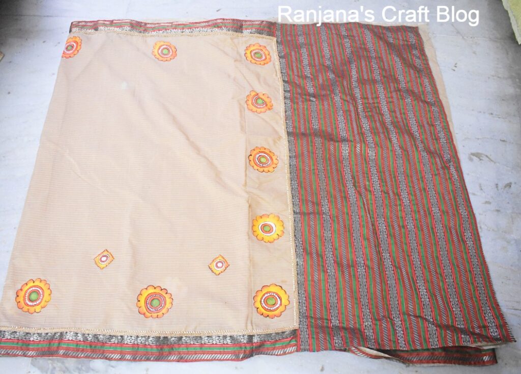 Saree from fabric