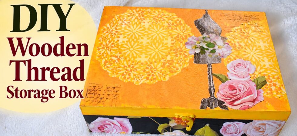 Decoupage on box