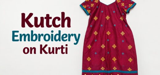 Kutch work embroidery