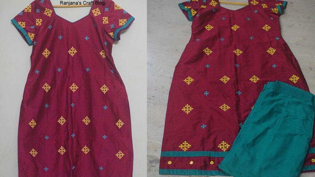 Kutchwork embroidery